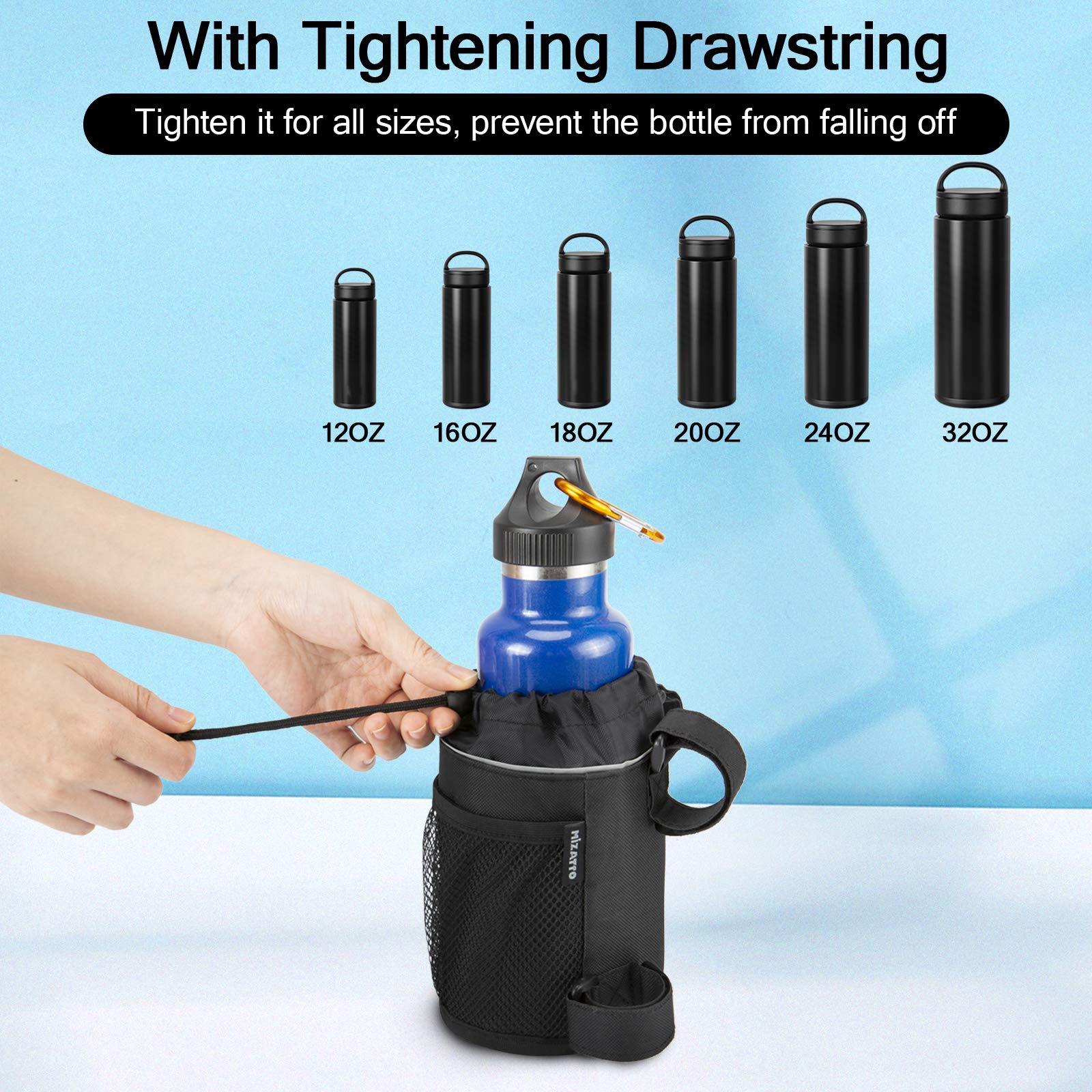 Amazon.com : MIZATTO Water Bottle Holder- Universal Cup Holders